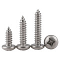 Nickel Plated Micro M1 M1.2 M1.4 M1.5 M1.6 M1.7 M1.8 M2 M2.3 M2.6 M2.8 M3 M3.5 M4 Pan Round Head Self Tapping Screw For Plastic